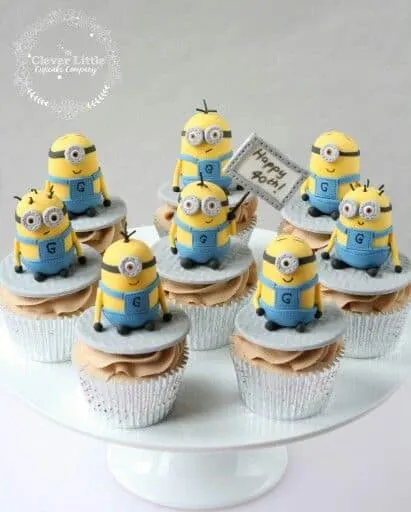 Cute Minion Cupcakes