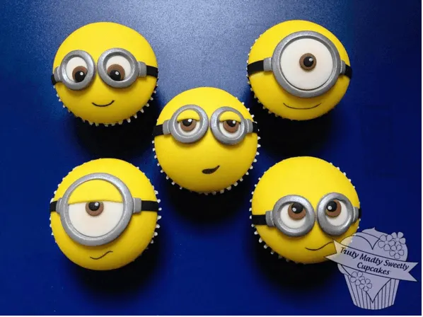 Cute Minions Cupcakes