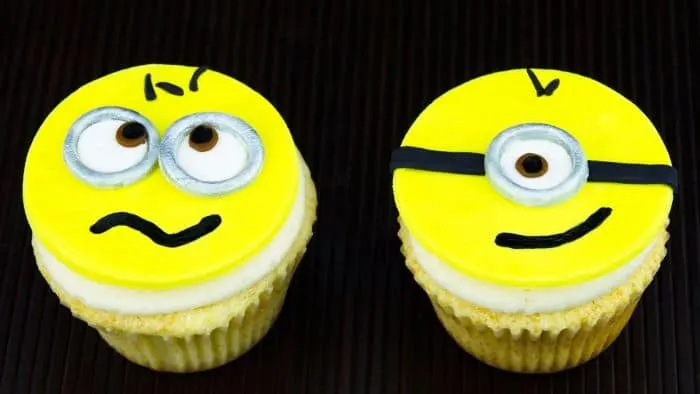 Despicable Me Minions Cupcake Faces