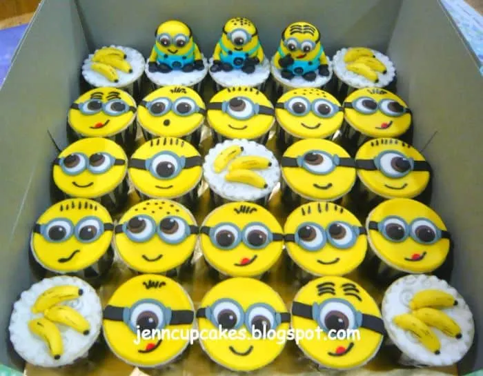 Minions & Banana Cupcakes
