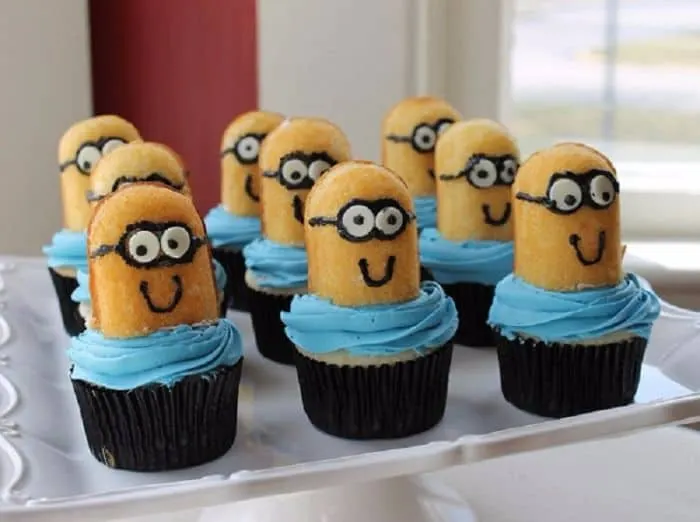 Twinkie Minions Cupcakes