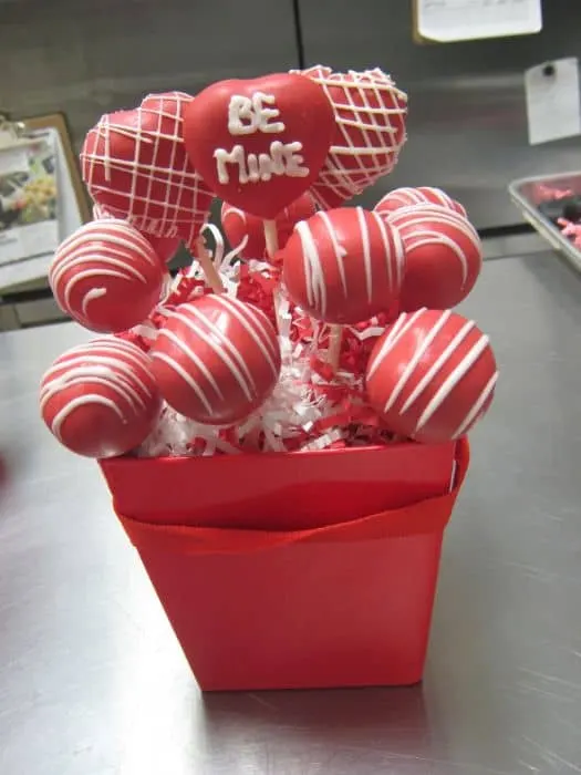 Be Mine Cake Pop Bouquet