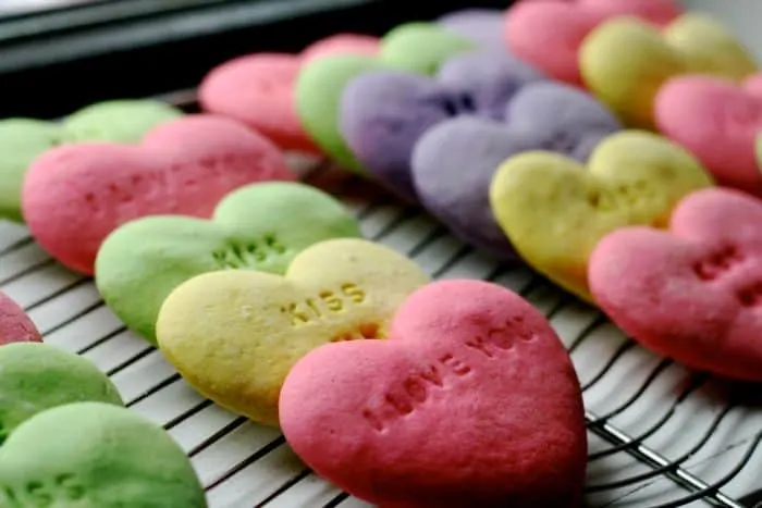 Conversation Heart Sugar Cookies