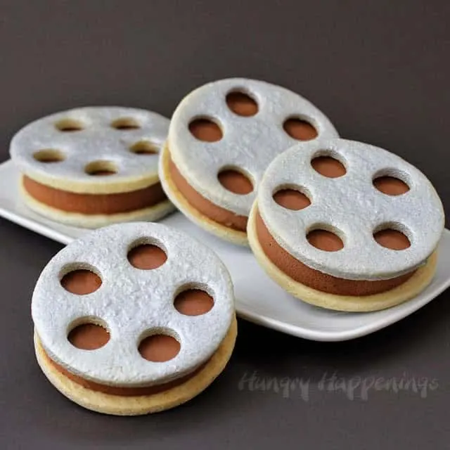 Film Reel Ice Cream Sandwiches
