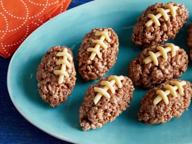 Football Cocoa Crispy Treats