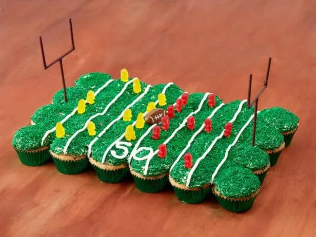 Pull Apart Touch Down Cupcakes