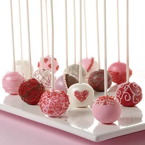Valentine Cake ball Pops