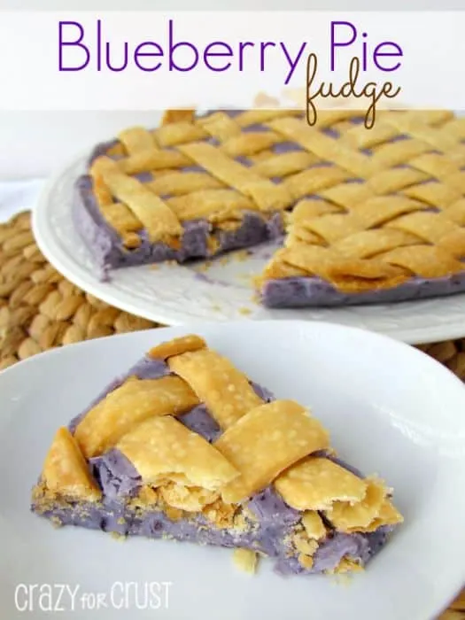 Blueberry Pie Fudge