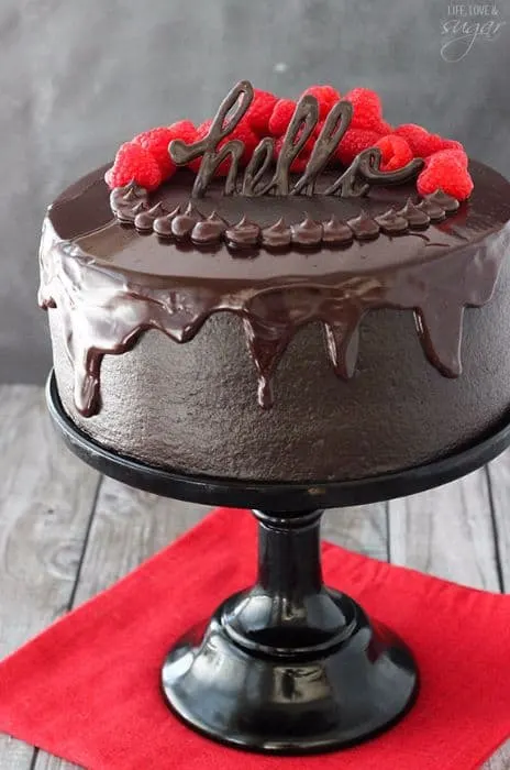 Red Wine Chocolate Cake
