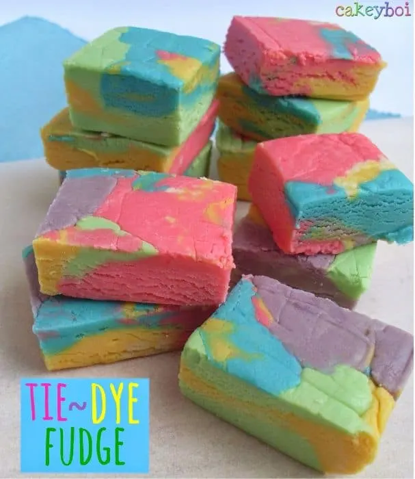 Tie Dye Fudge