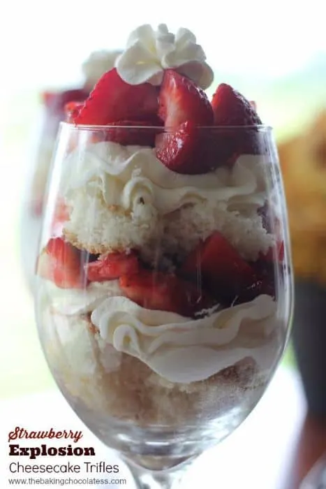 strawberry Explosion Cheesecake Trifle