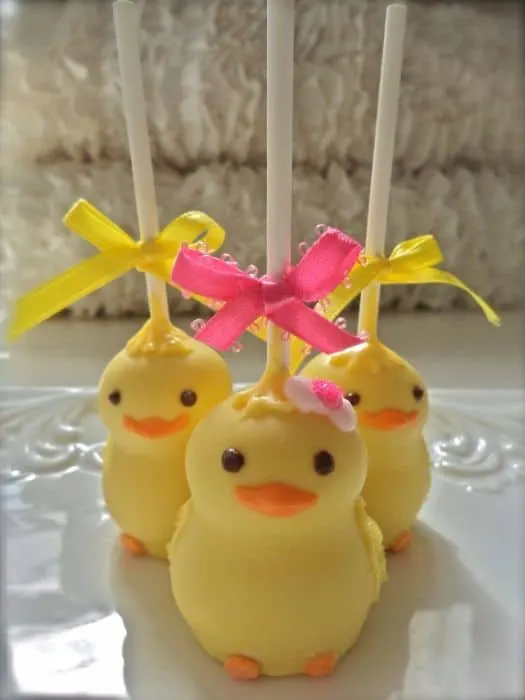 Chickadee Cake Pops