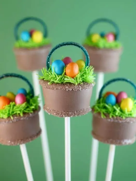 Easter Basket Cake Pops