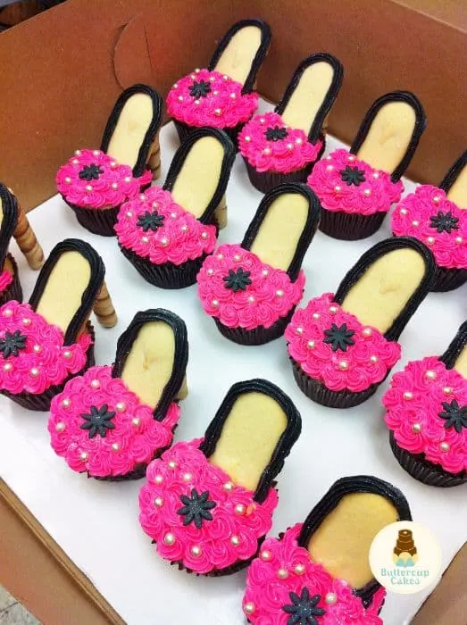 High Heel Barbie Cupcakes