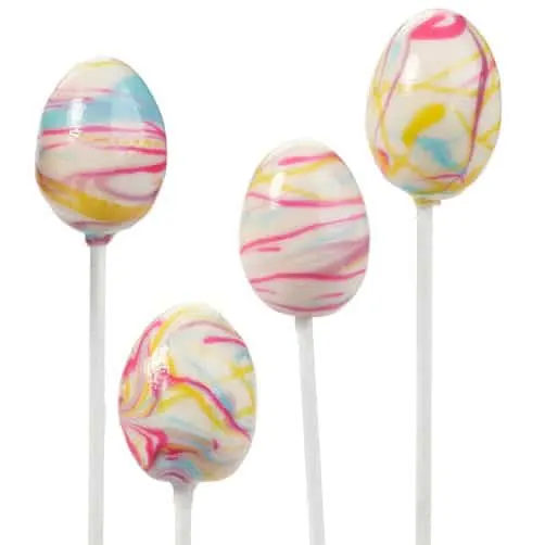 Tie Dyed Easter Egg Cake Pops