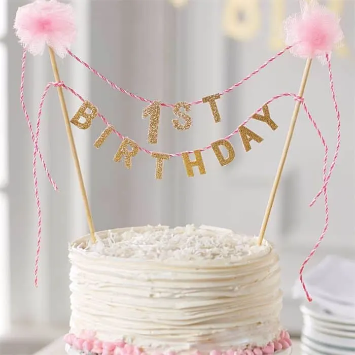 1st Birthday Cake Topper