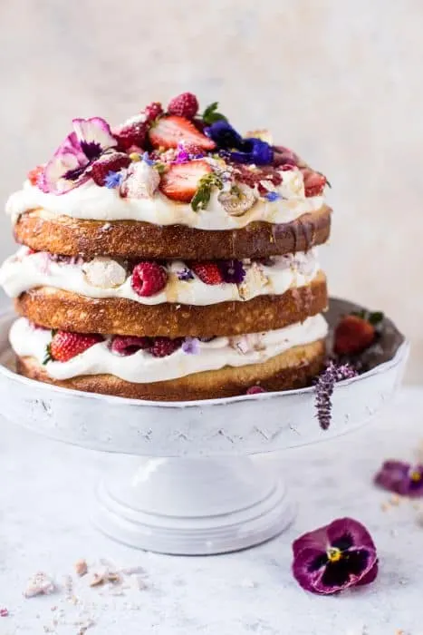 Coconut Eton Mess Cake