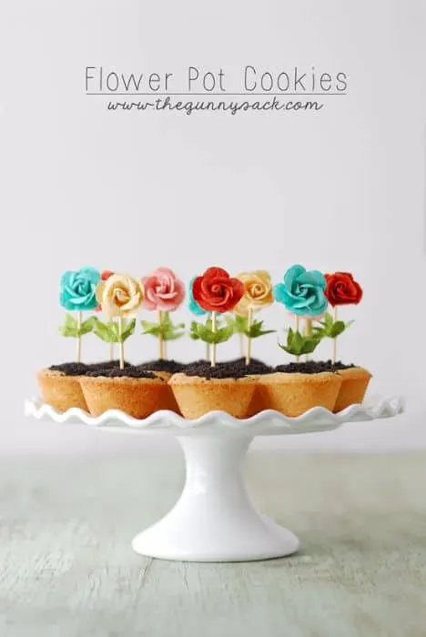 Flower Pot Cookies