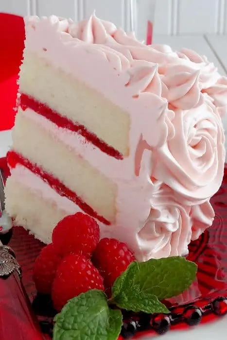 Pink Champagne Velvet Layer Cake