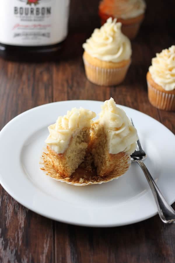 Bourbon Infused Cupcakes & Frosting