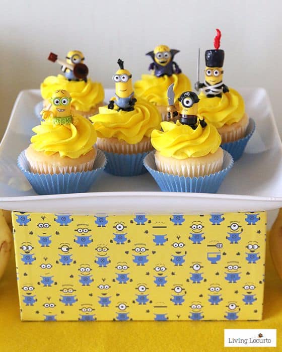 Themed Minions Cupcakes