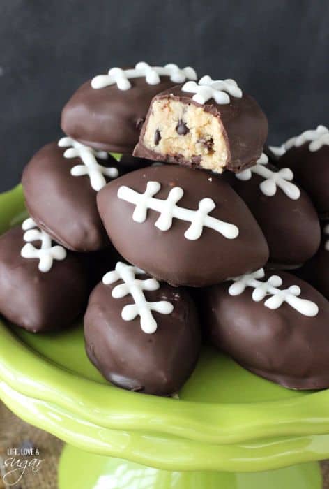 Cookie Dough Footballs