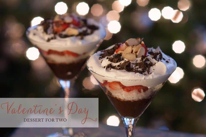 Easy 6-Ingredient Valentines Pudding Desserts for Two