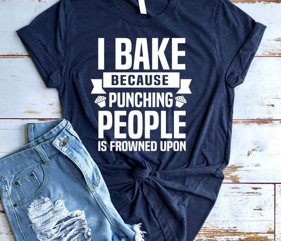 funny baking t-shirts